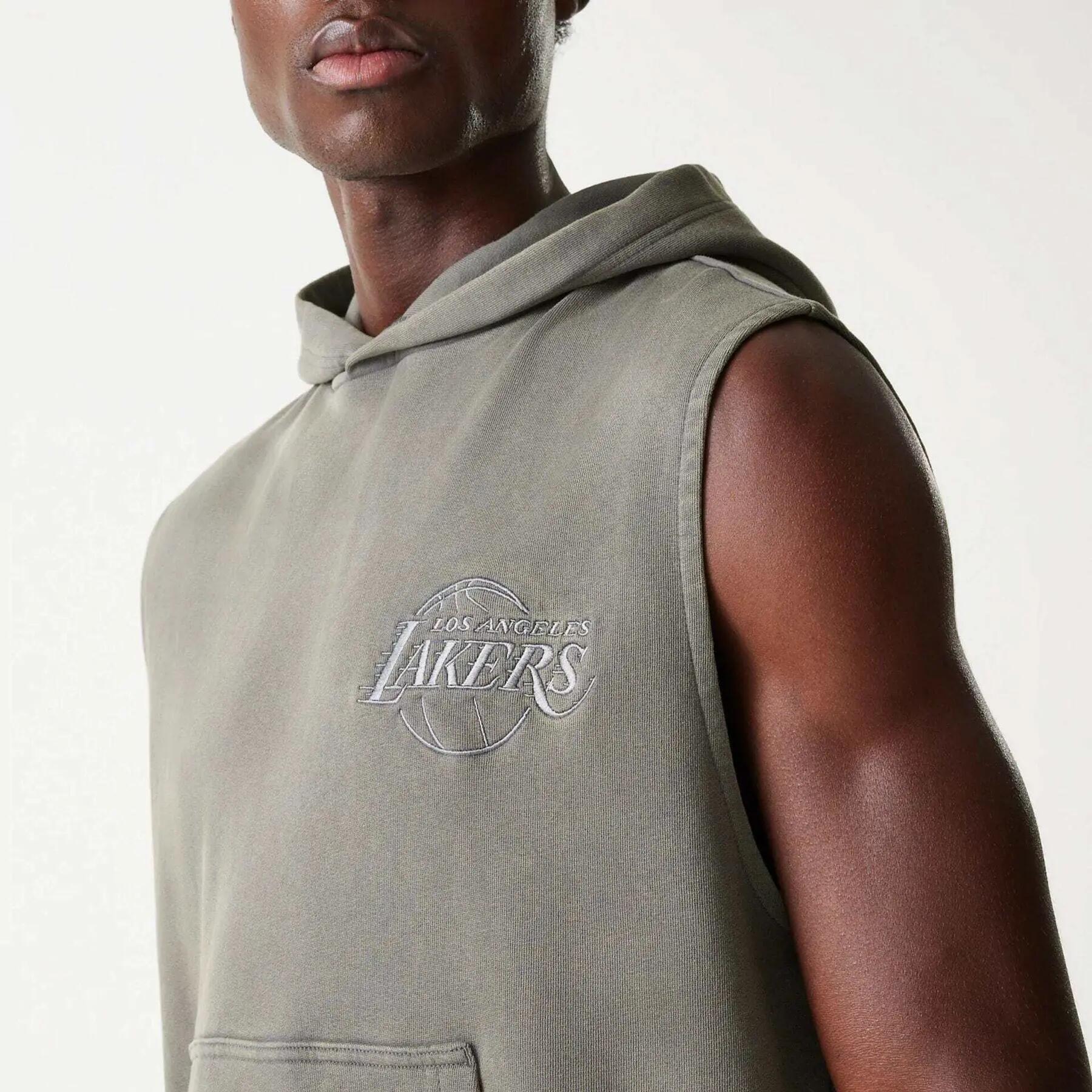 Sweatshirt à capuche sans manche Los Angeles Lakers Washed 3/3