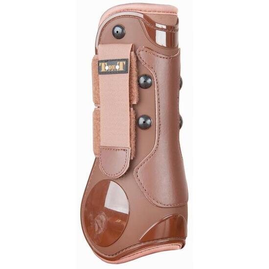 Beinschoner für Pferde aus Hartschale und Leder T de T