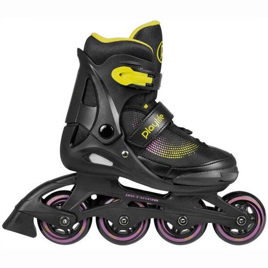 Patines de freeskate para niños Playlife Joker Yellow Glow