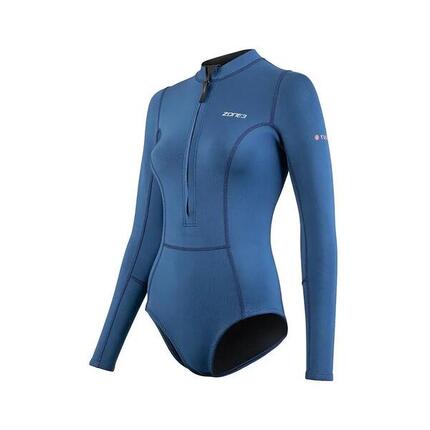 Kurze Neoprenanzug mit langen Ärmeln für Frauen Zone3 Yulex®