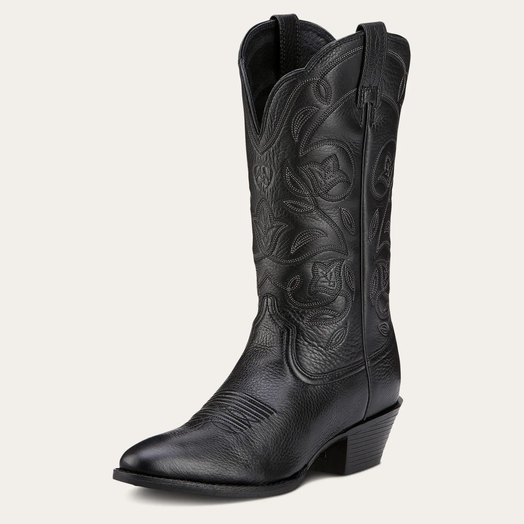 Westernstiefel aus Leder Frau Ariat Heritage R Toe 2/6