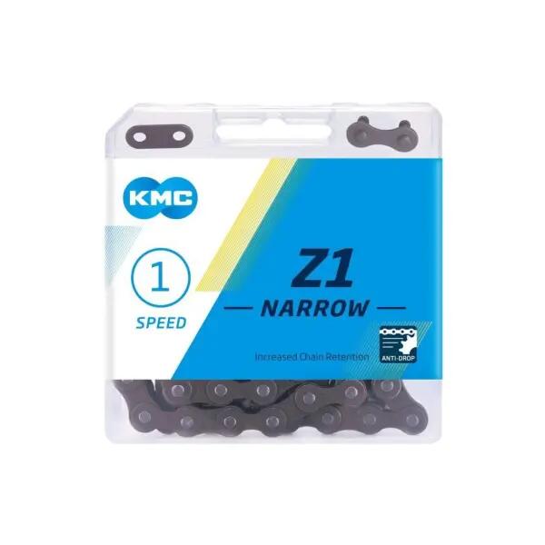 Chaîne KMC Z1 Narrow 112 Maillons Single Speed 3/32'' Marron 3/7