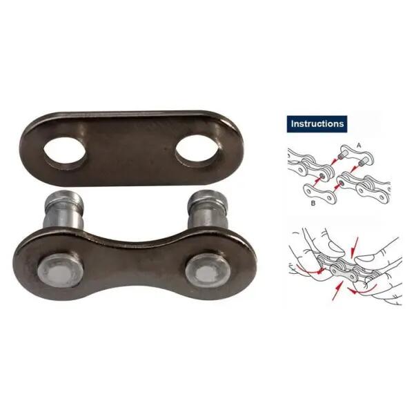Chaîne KMC Z1 Narrow 112 Maillons Single Speed 3/32'' Marron 4/7