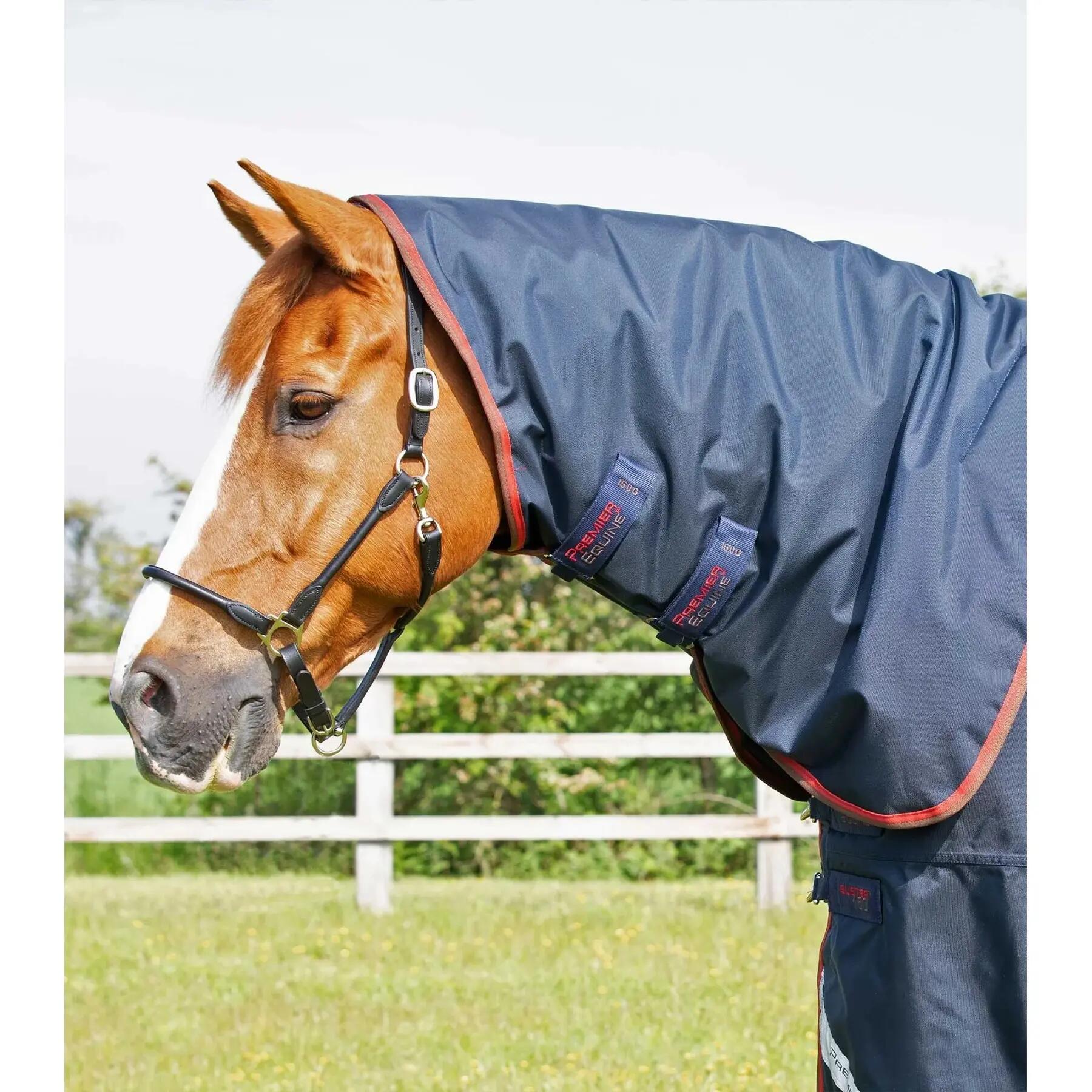 Coperta impermeabile per cavalli con copricollo Premier Equine Buster 150 g 3/5