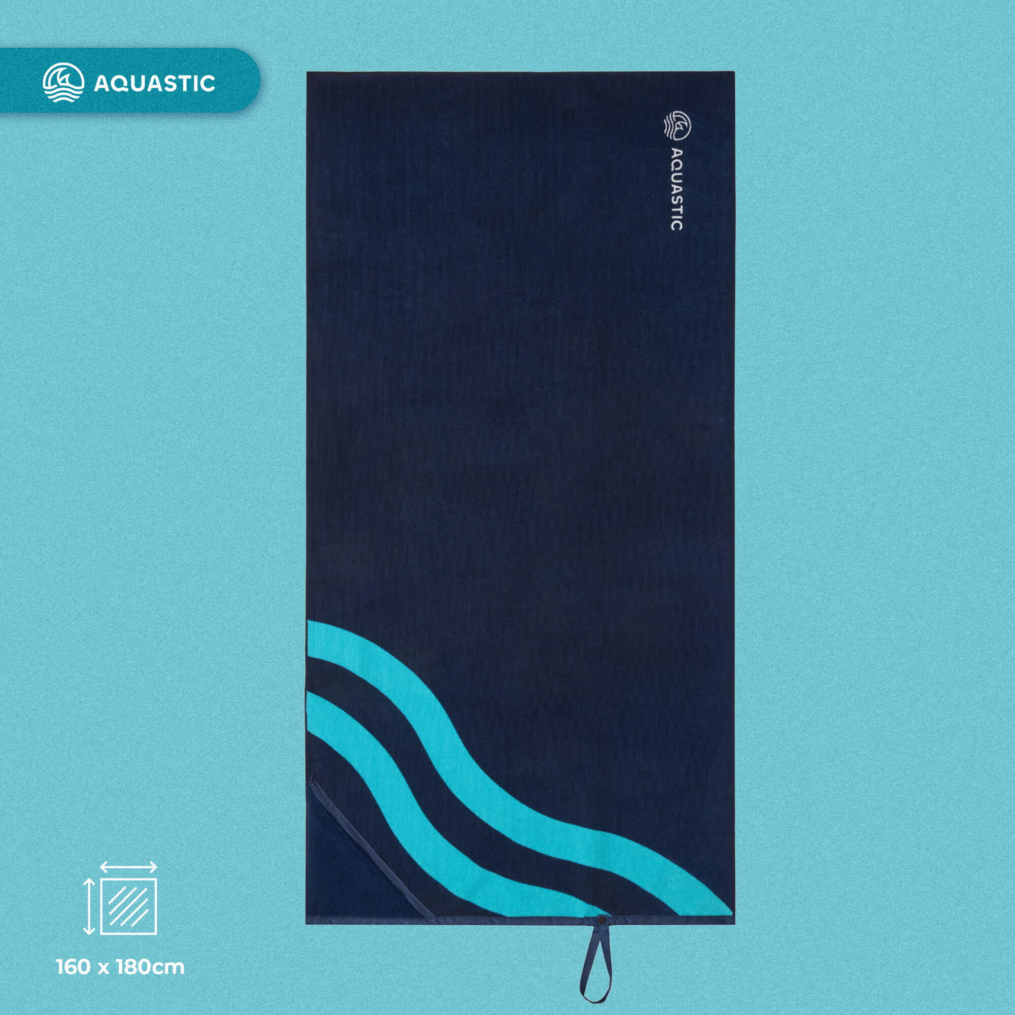 Serviette AQUASTIC Wavey 3/7