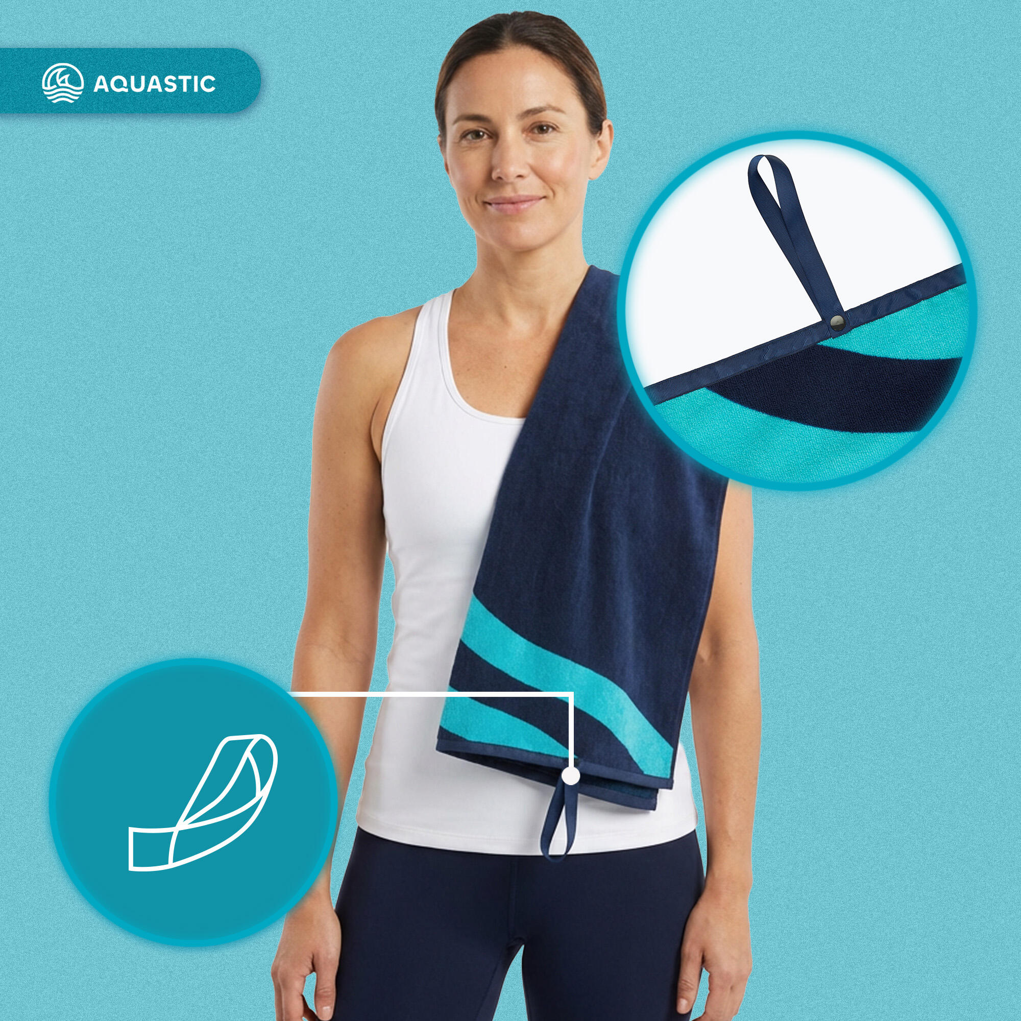 Serviette AQUASTIC Wavey 7/7