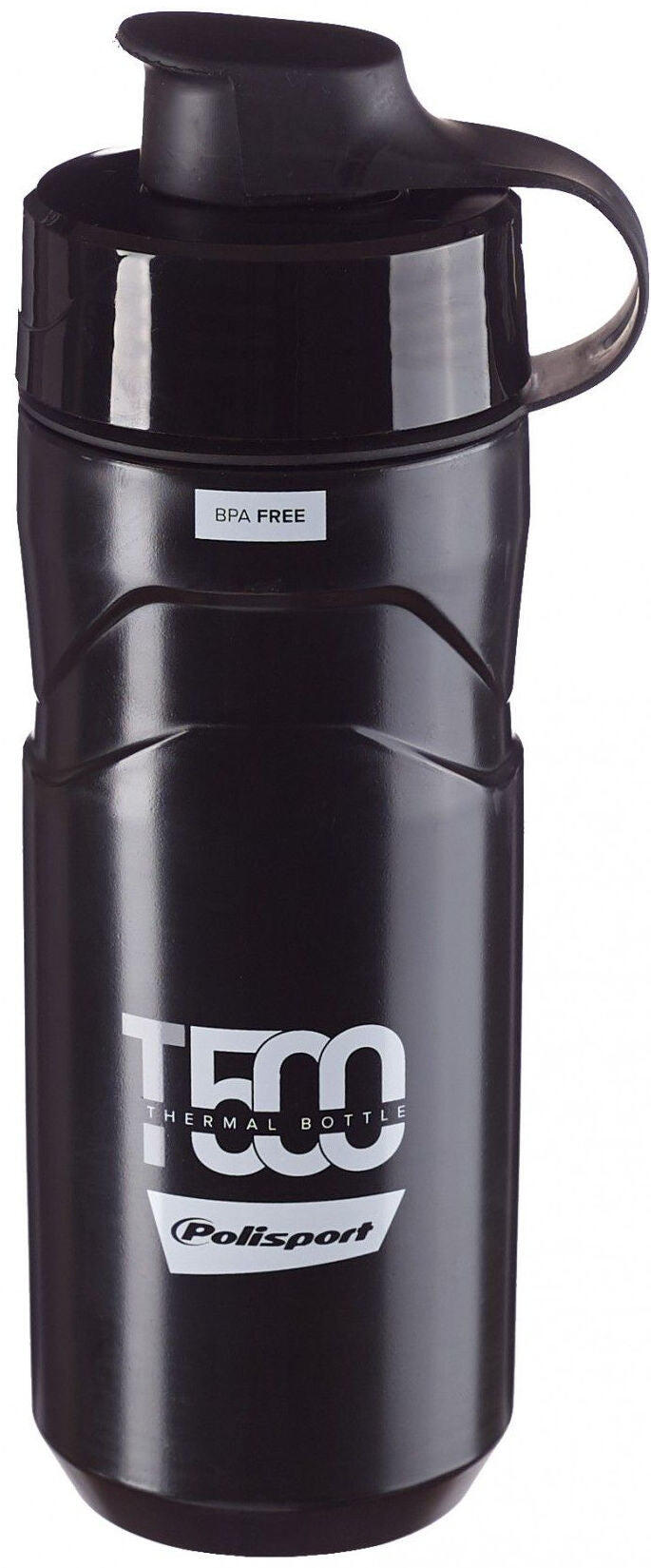 Bidon termiczny T500 500ml czarny z zakrętką ochronną