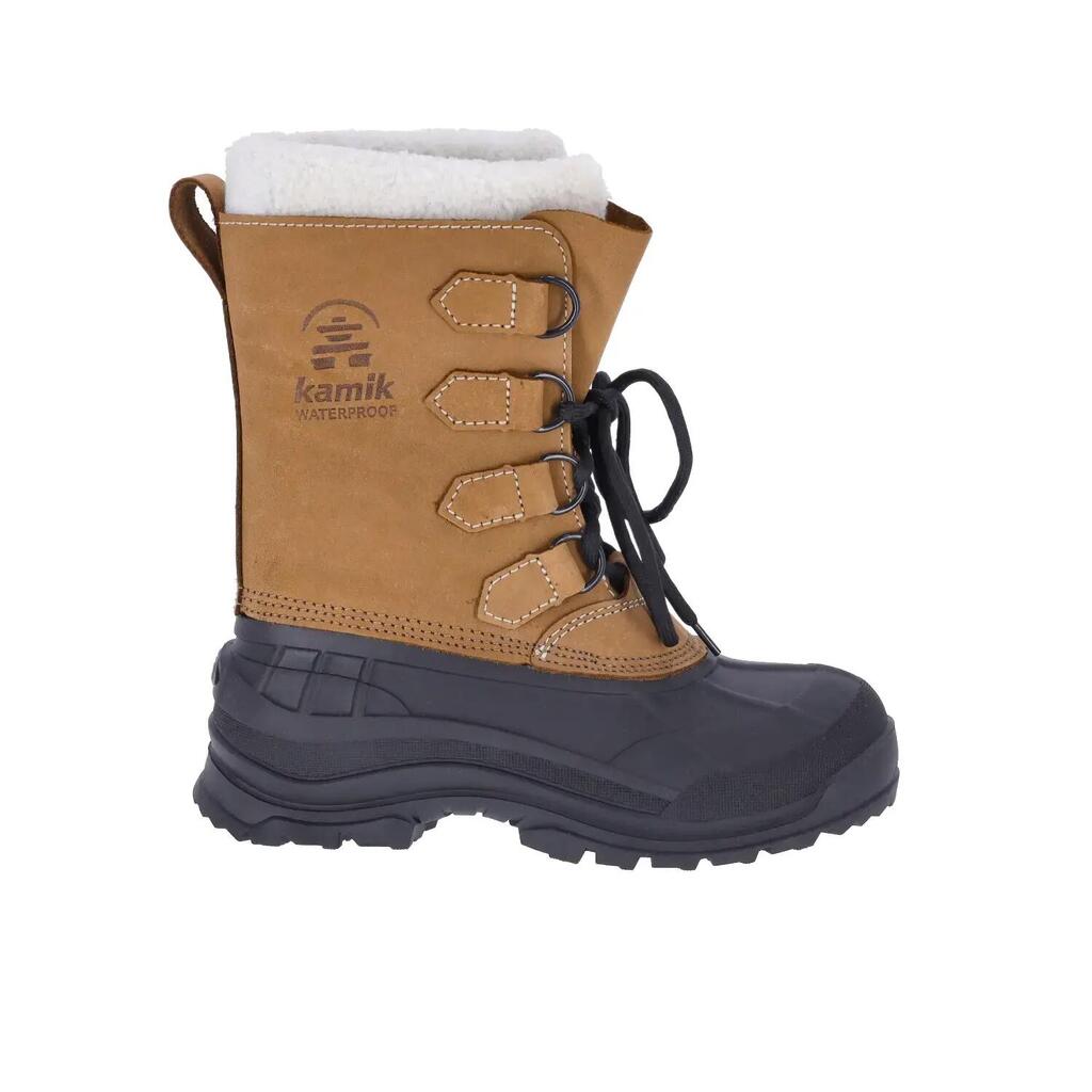 Alborg insulated leather winter snow boots