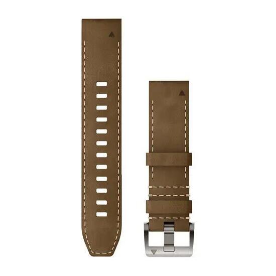 Hybrid-Uhrenarmband aus Leder/Kautschuk Garmin Quickfit® 22 FKM