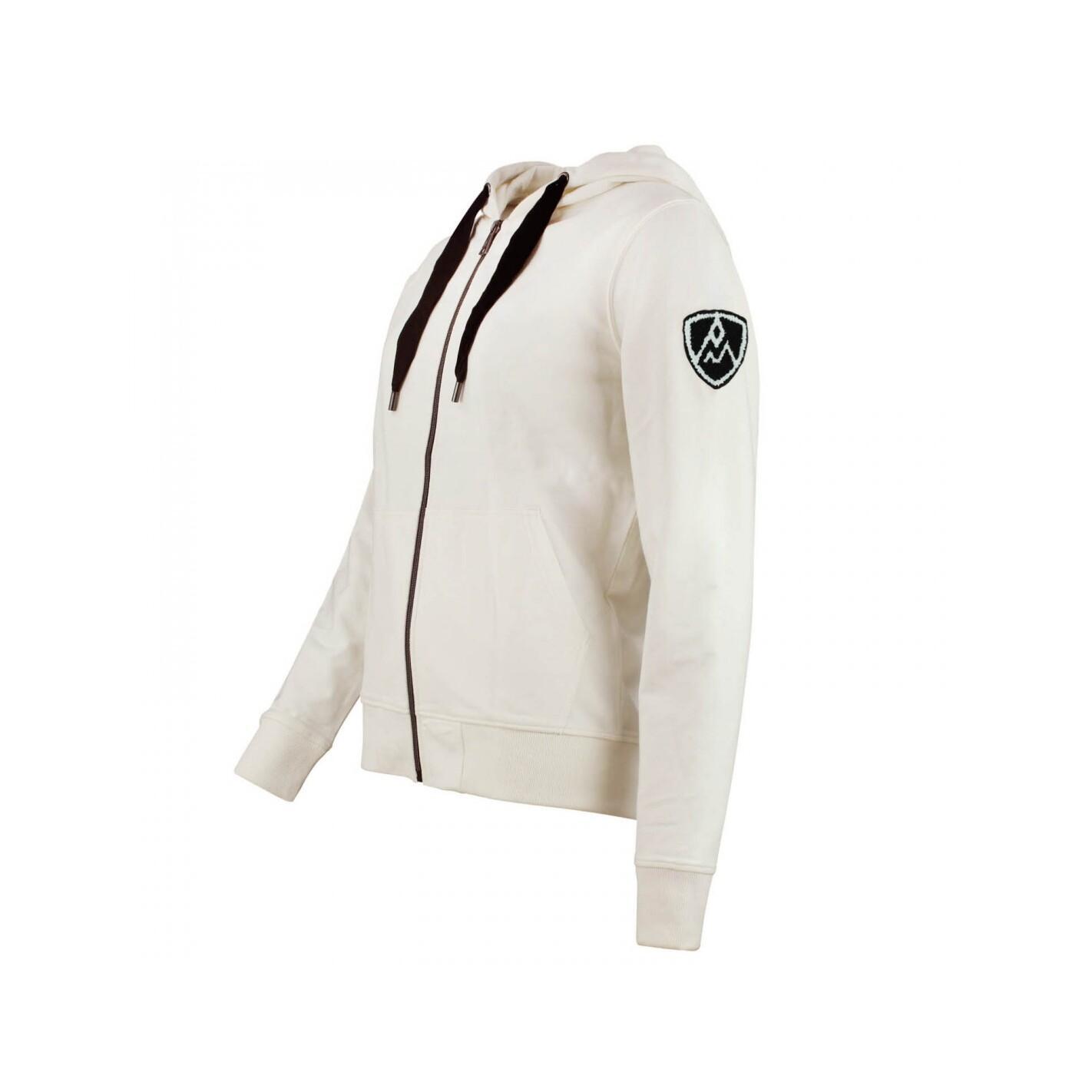 Sweatshirt coton full zip femme Peak Mountain French Terry 2/5