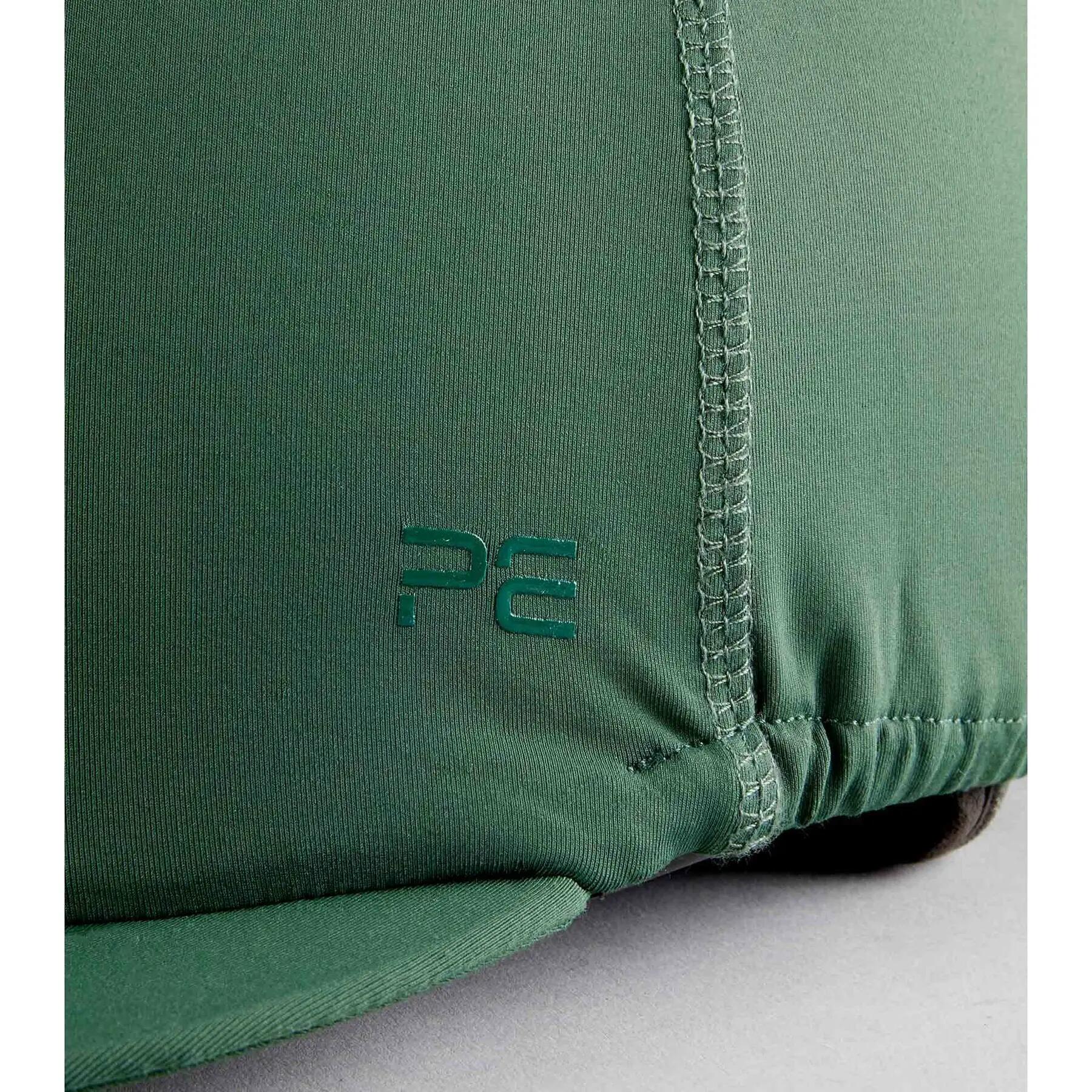 Riding helmet cap in jersey with faux fur pompom Premier Equine 6/6