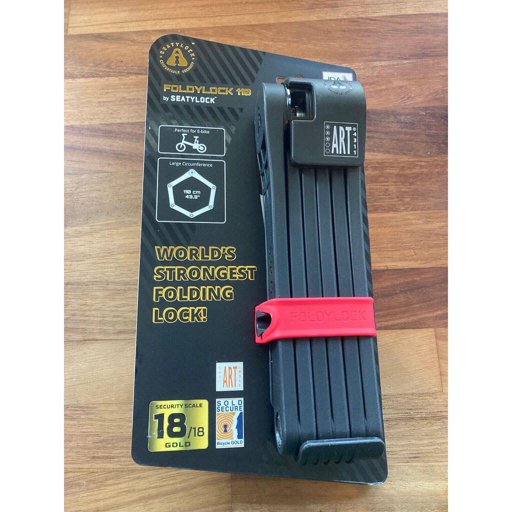 Folding anti-theft device Seatylock Foldylock 110