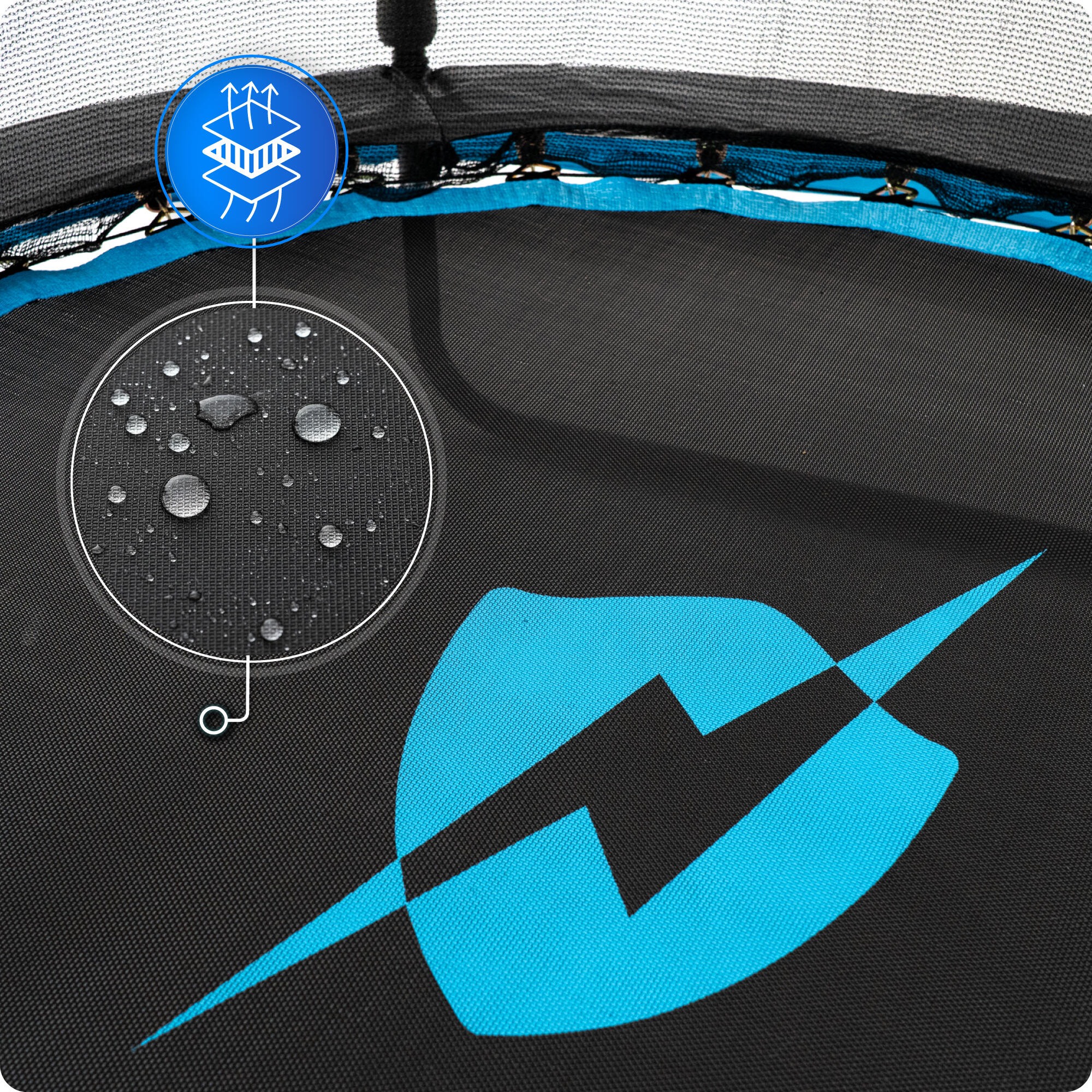 Trampolina THUNDER INSIDE ULTRA 4.5FT (140cm) BLAUW 6/7