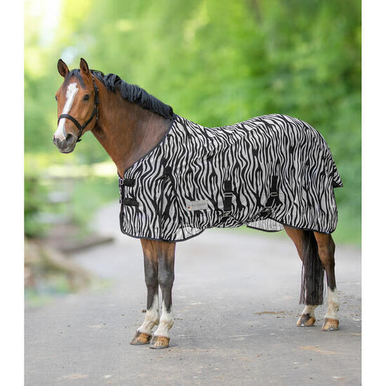 Couverture anti-mouches pour cheval Waldhausen Zebra