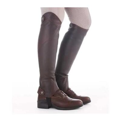 Geoliede kalfsleren mini-chaps kavalkade remus