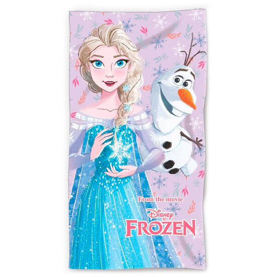 Strandtuch aus Baumwolle, Mädchen Disney Frozen Elsa & Olaf