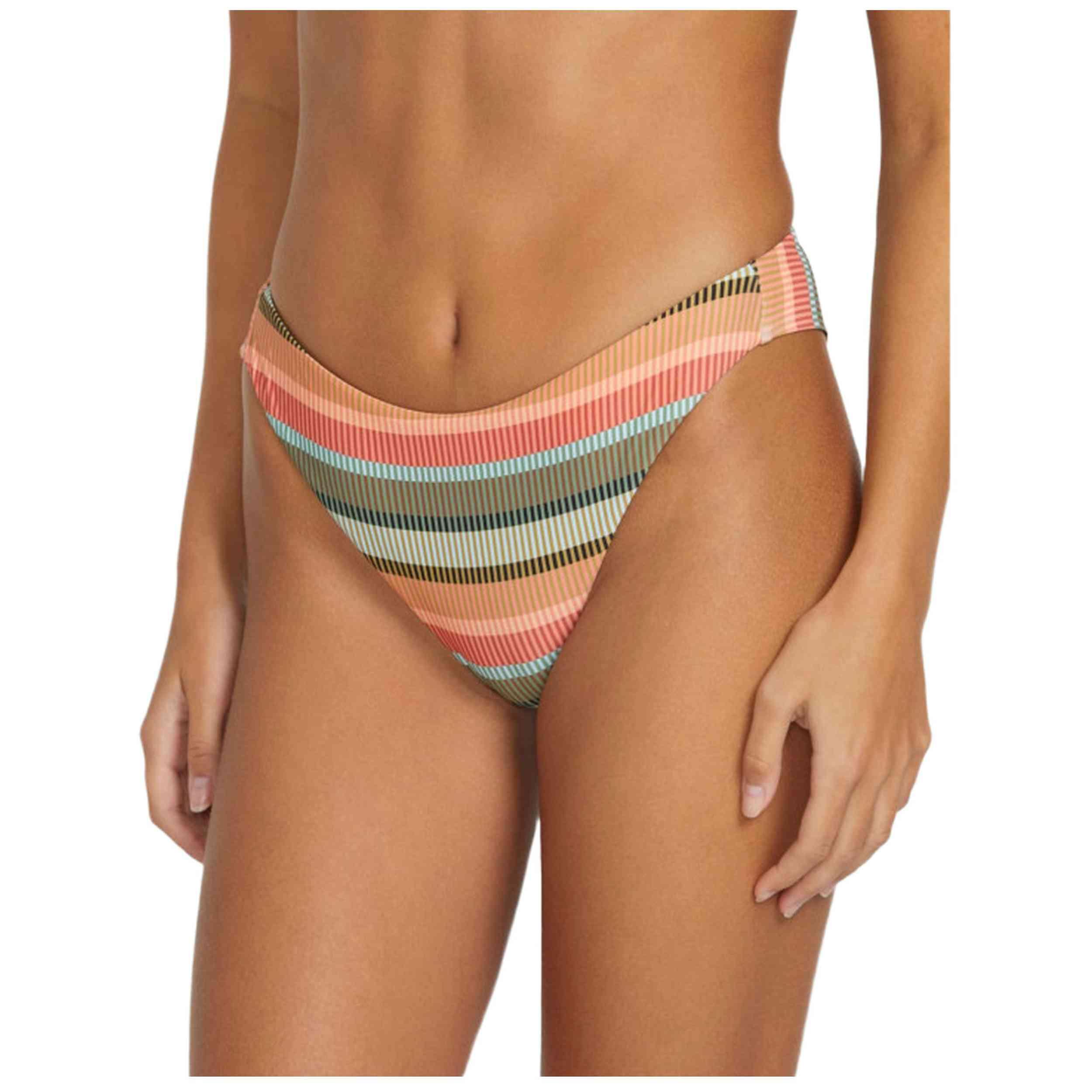 Calcinha de biqusni Volcom modelo O2112507-MLT para mulheres 3/4
