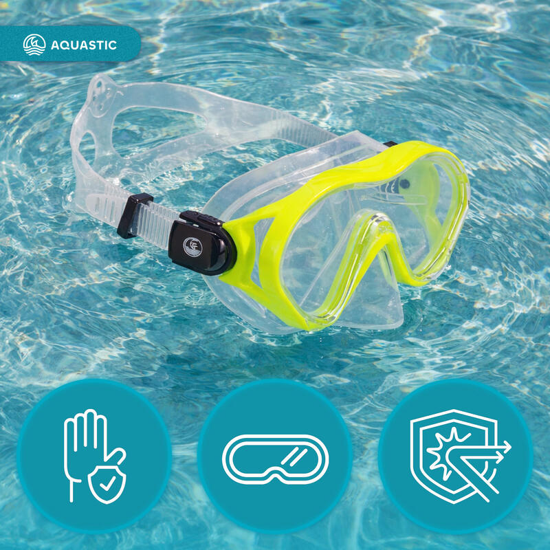 Set de snorkeling pentru copii AQUASTIC Minke