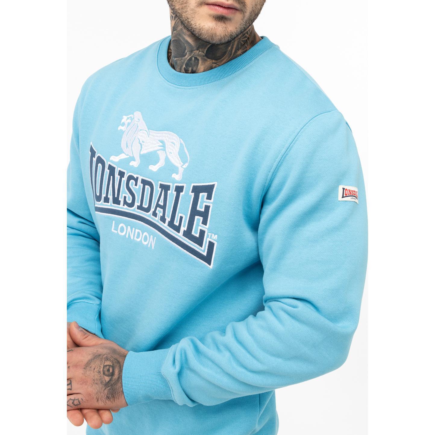 Sweatshirt col rond coupe classique Lonsdale Lawins 4/4