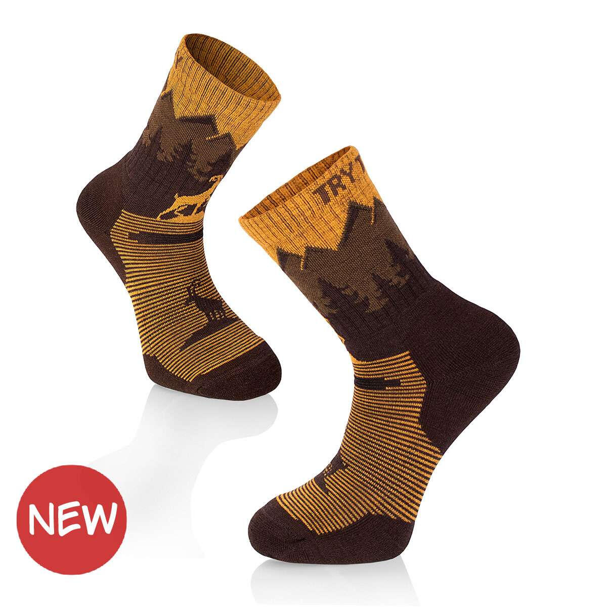 Chaussettes de randonnée en laine mérinos 6/6