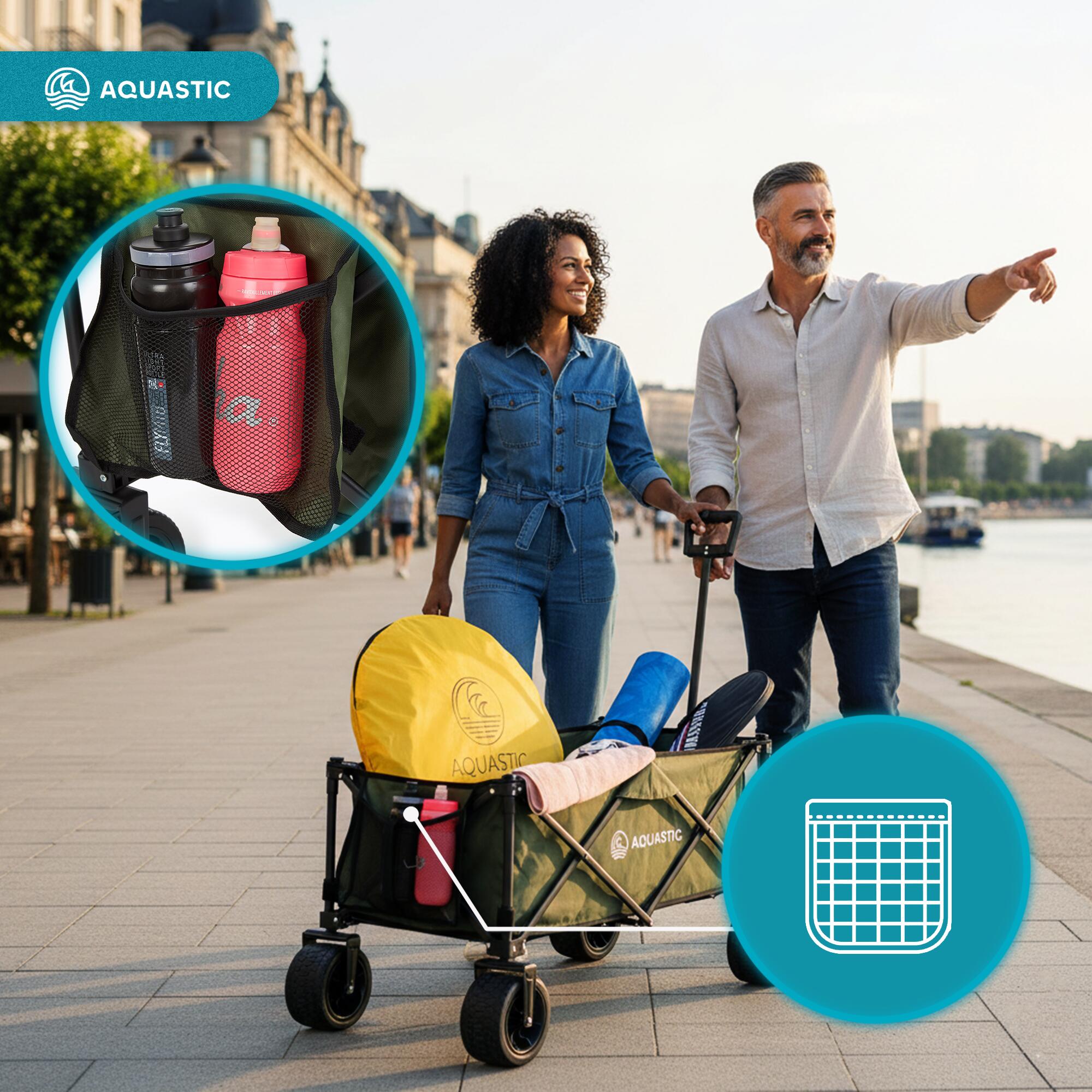 Chariot de transport pliant AQUASTIC Caro 5/7