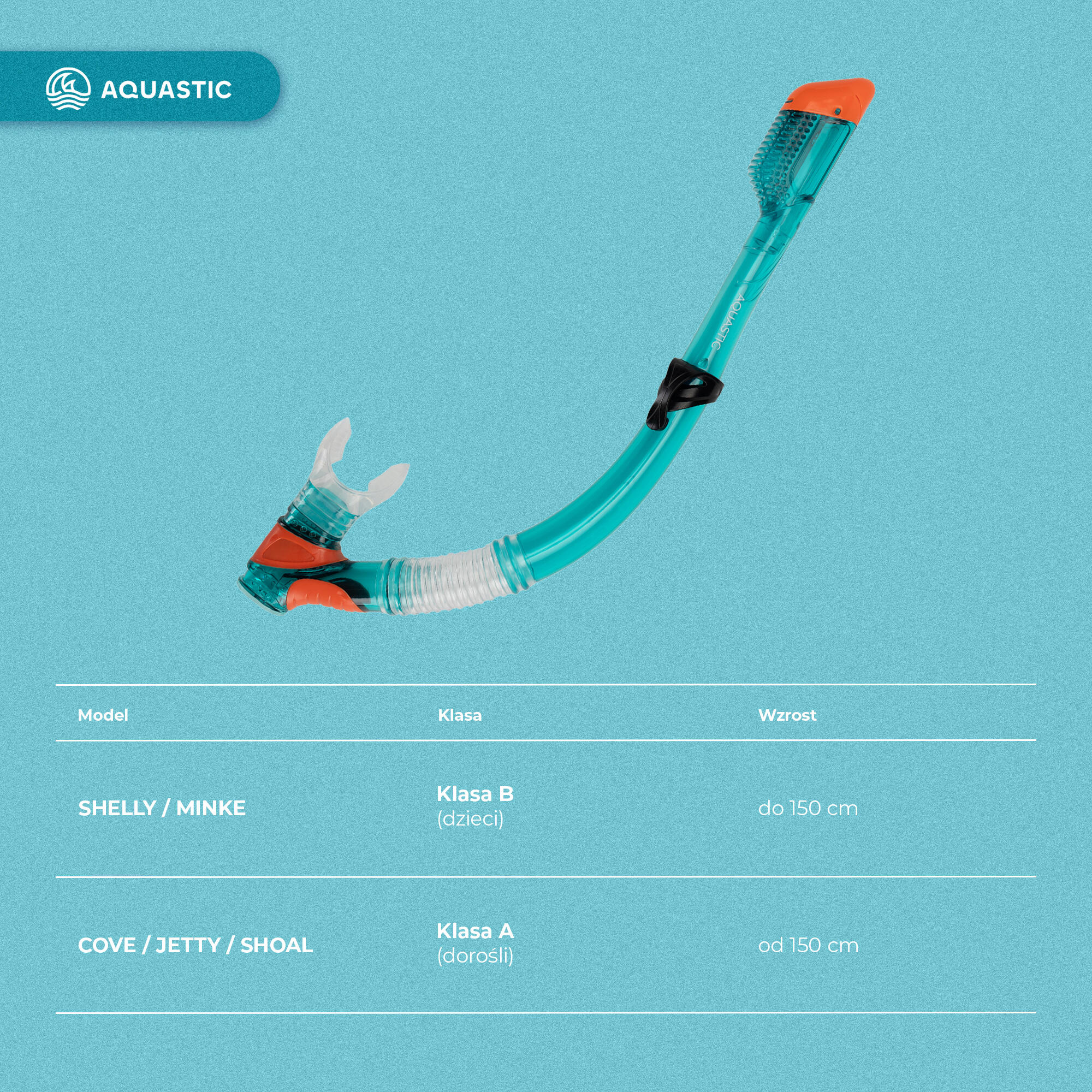 Set per lo snorkeling AQUASTIC Jetty 2/7