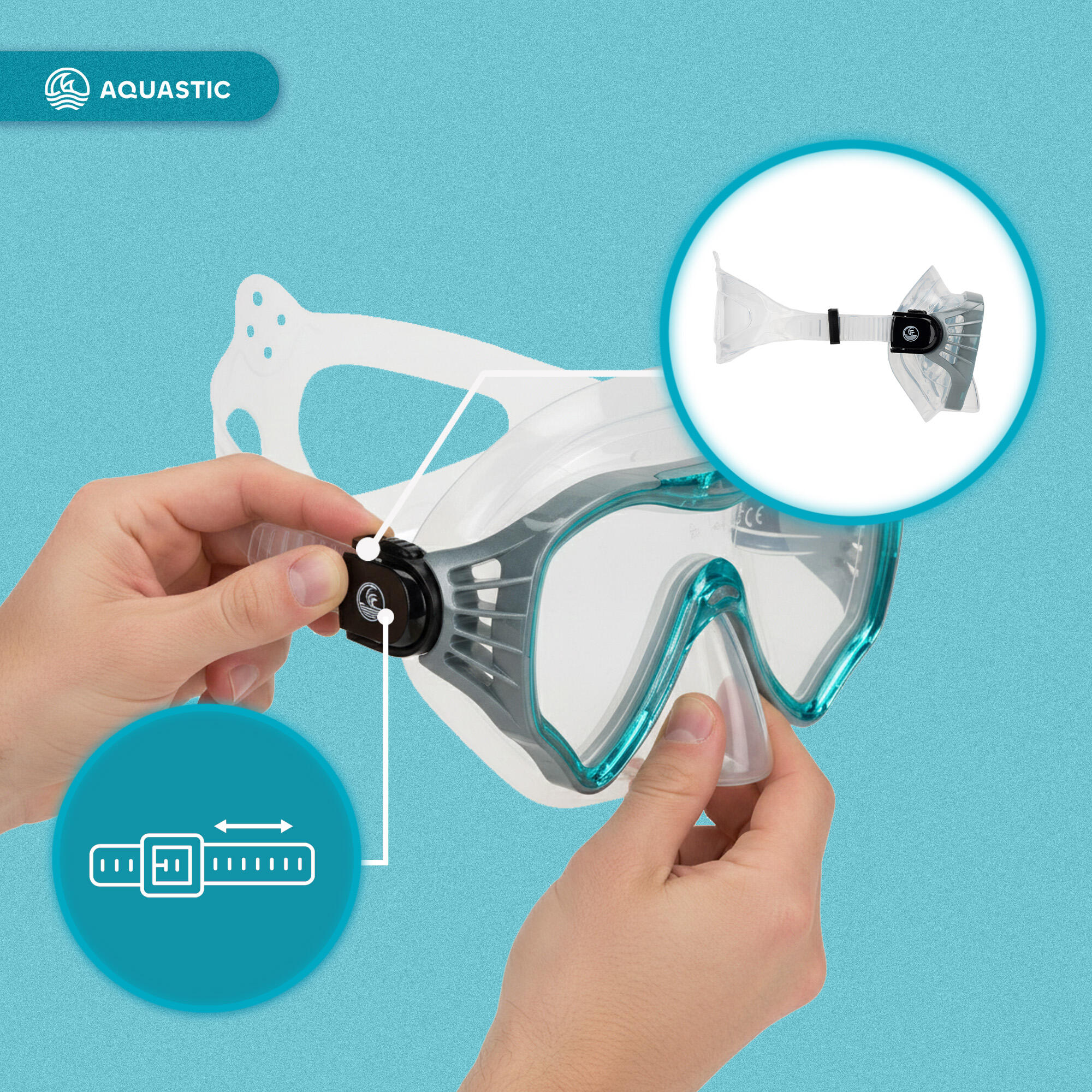 Set per lo snorkeling AQUASTIC Jetty 7/7
