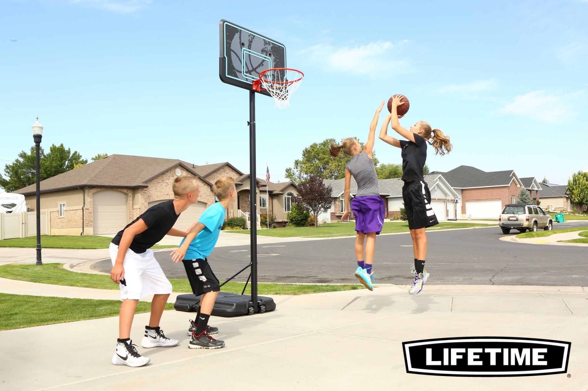 Panier de Basketball sur pied avec base Board-111.7cm Ajustable Lifetime #90759 6/7
