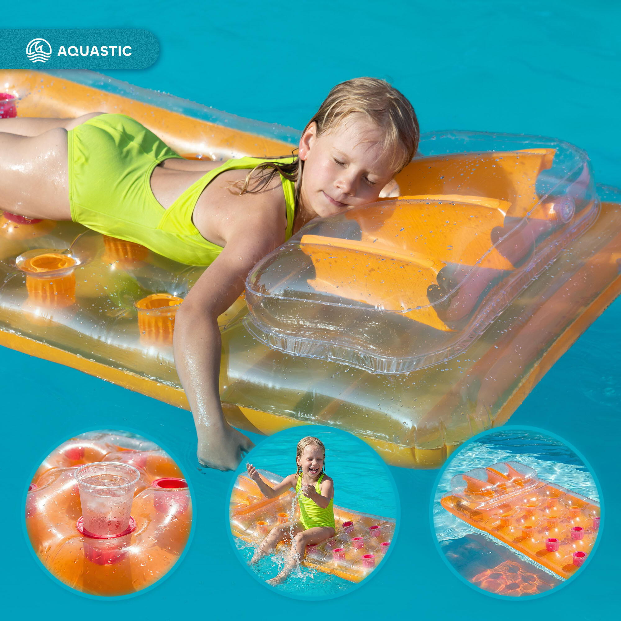Materassino da nuoto AQUASTIC 4/7