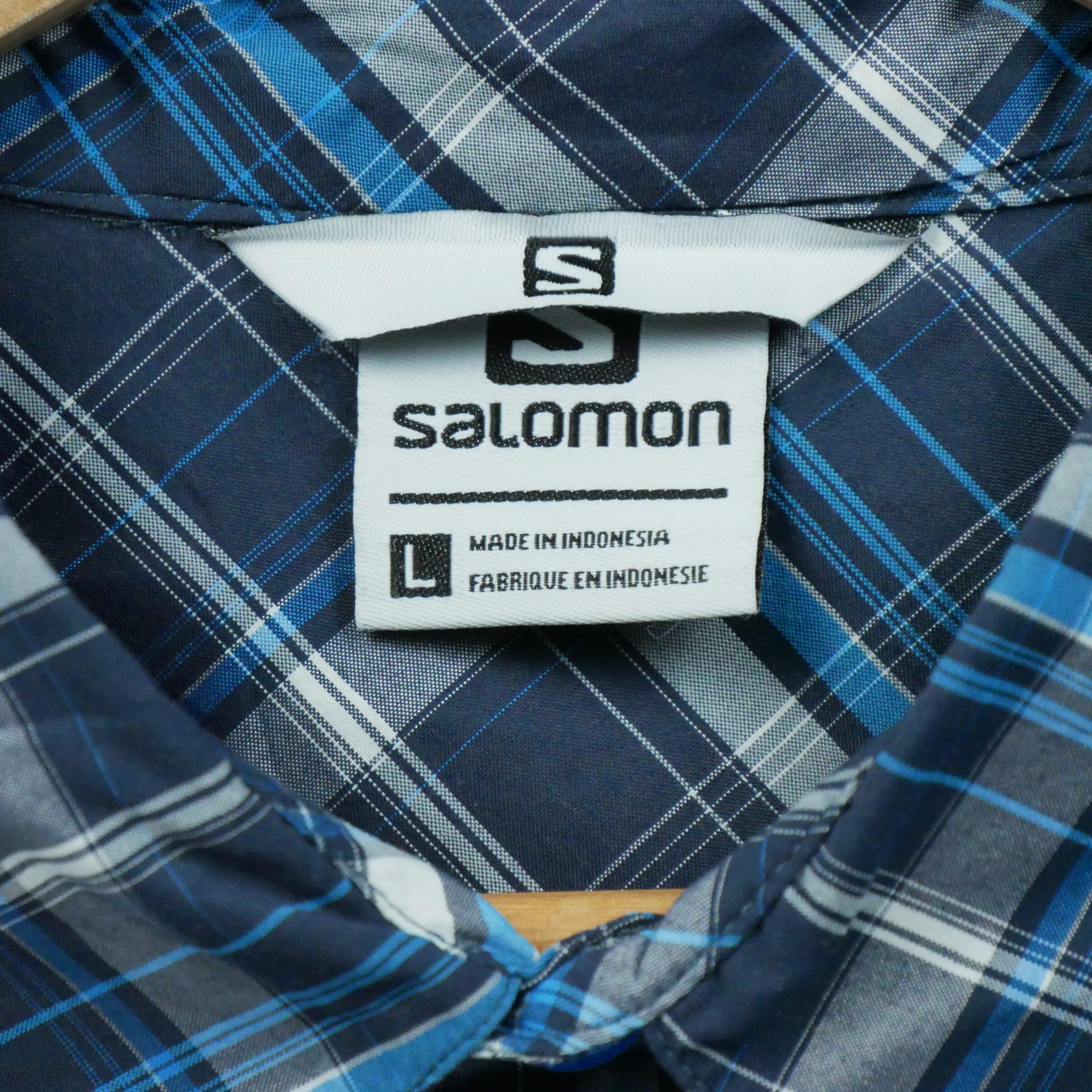 Camicia a quadri casual blu da uomo 5/6