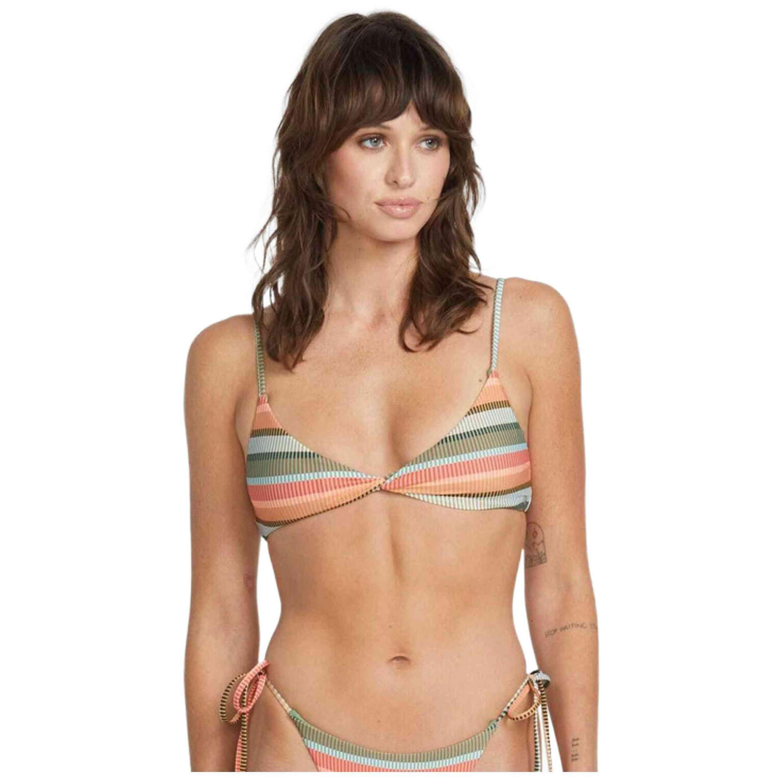 Top de biquini Volcom modelo O1012511-MLT para mulheres 1/3