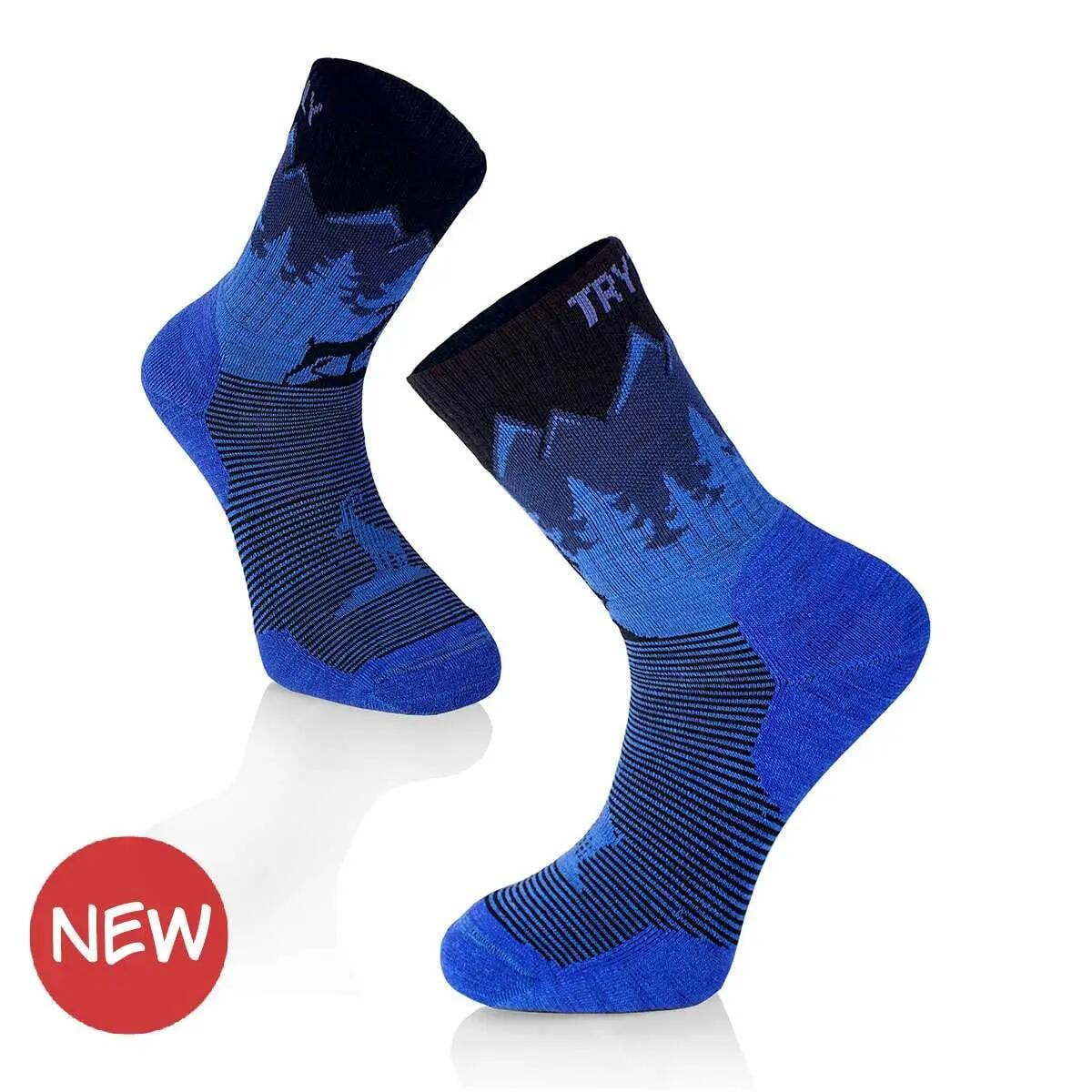 Chaussettes de randonnée en laine mérinos 6/6