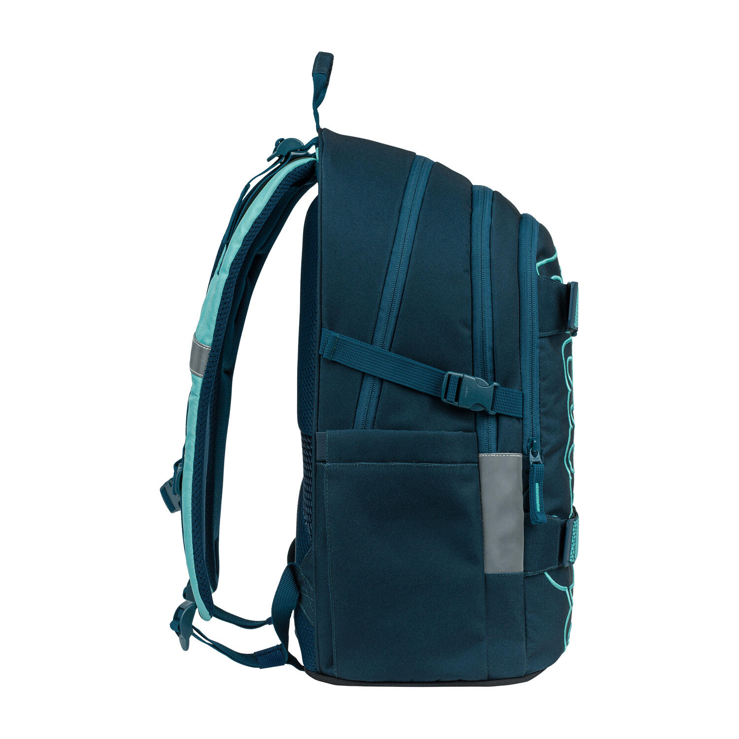 Skate Petrol Schulrucksack-Set 3tlg.: Schulrucksack, Federmäppchen, Sporttasche 3/6