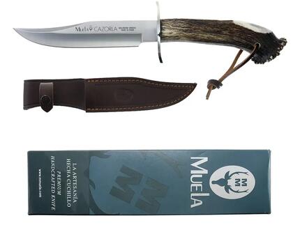 Nóż survivalowy Crown Stag Satin CAZ-16 z poroża jelenia