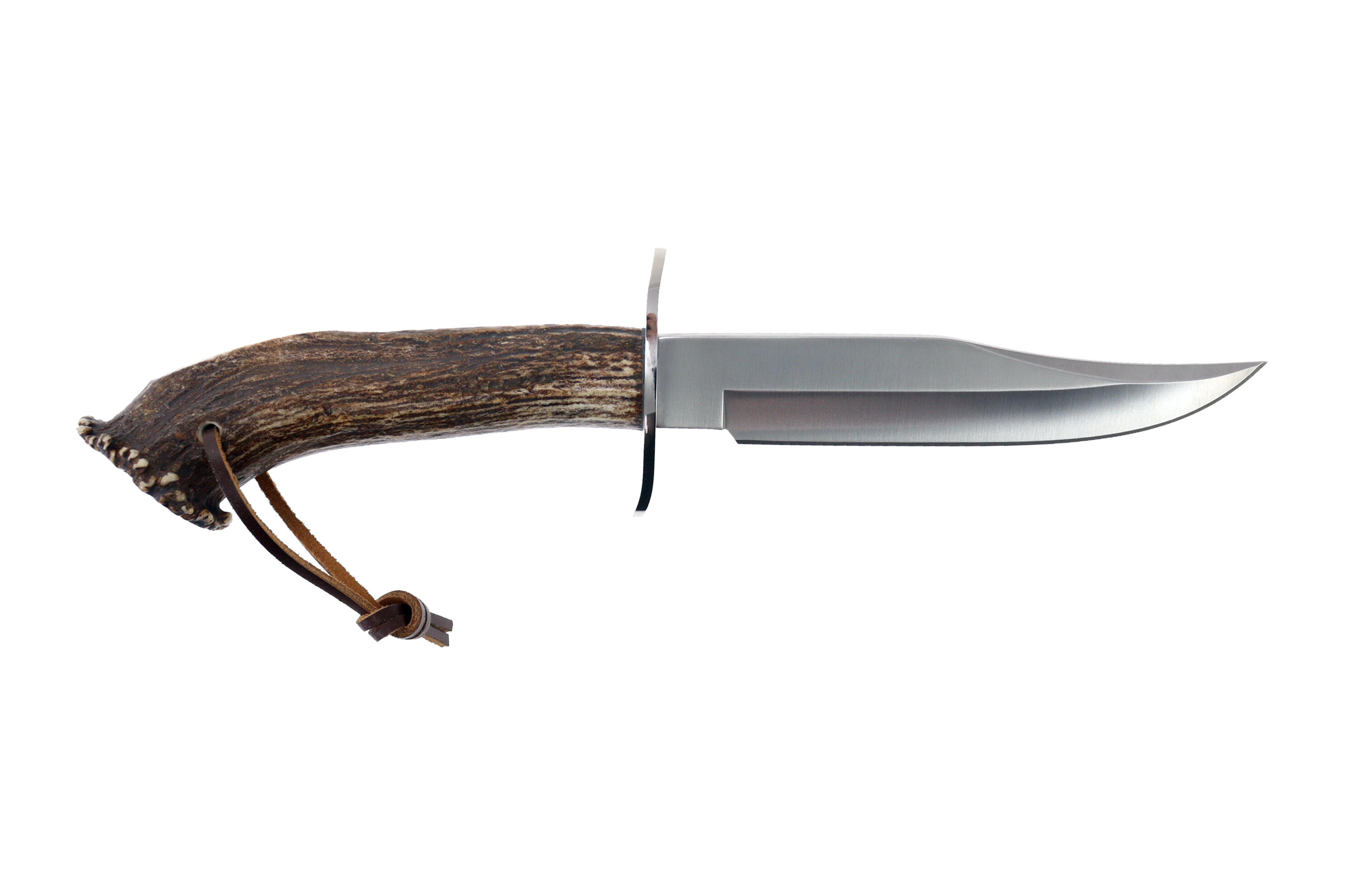 Nóż survivalowy Crown Stag Satin CAZ-16 z poroża jelenia 3/5