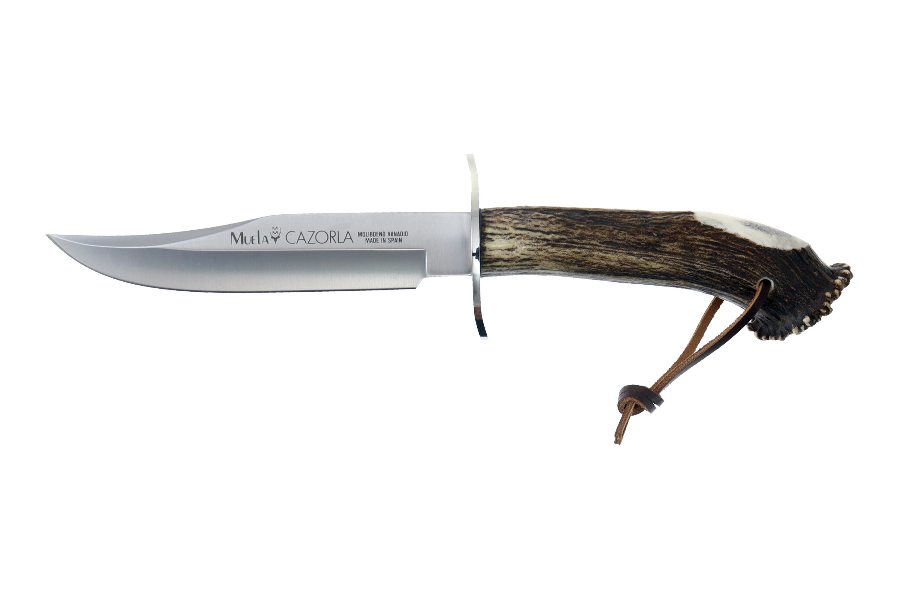 Nóż survivalowy Crown Stag Satin CAZ-16 z poroża jelenia 2/5
