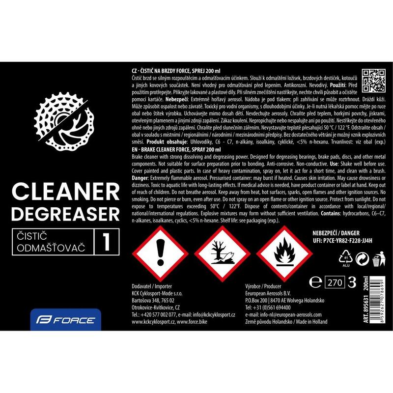 Spray Force degresant pentru frâne 200 ml