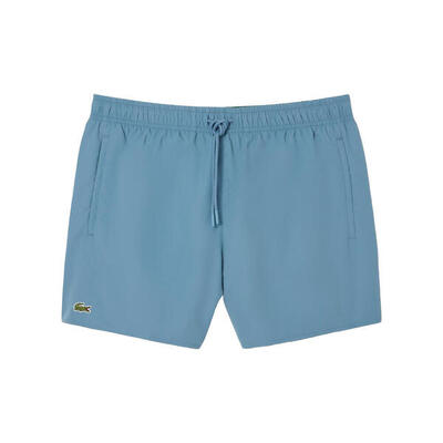 Lacoste model short sleeved ribbed collar kleur zwart