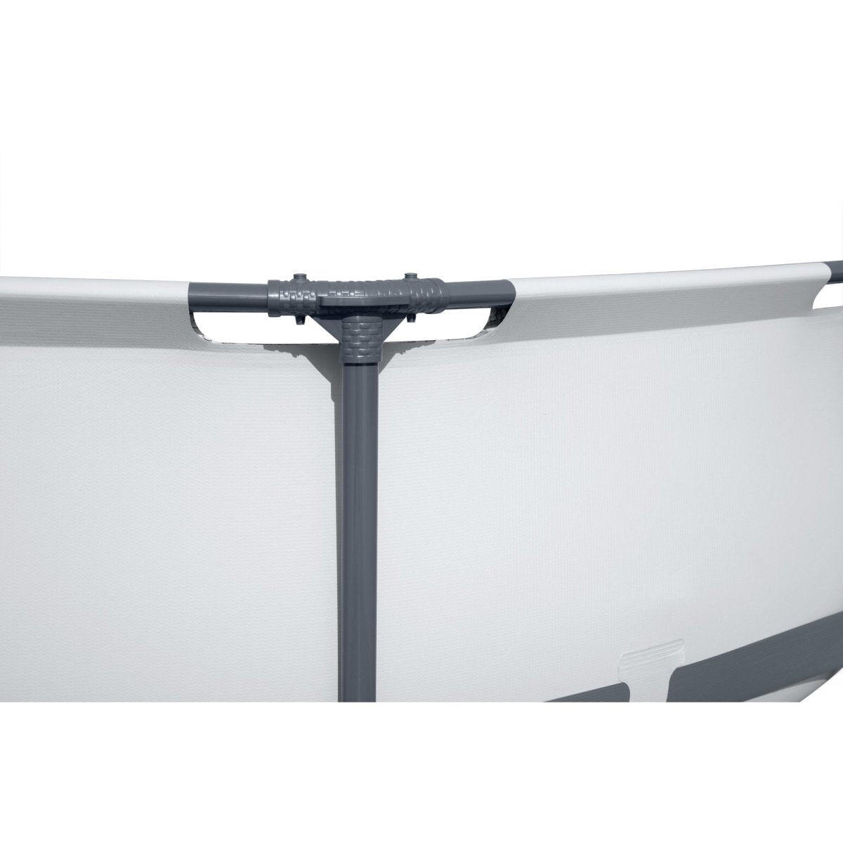 Bestway 12ft Steel Pro Max Round Pool Set, Swimming Pool, White 3/7