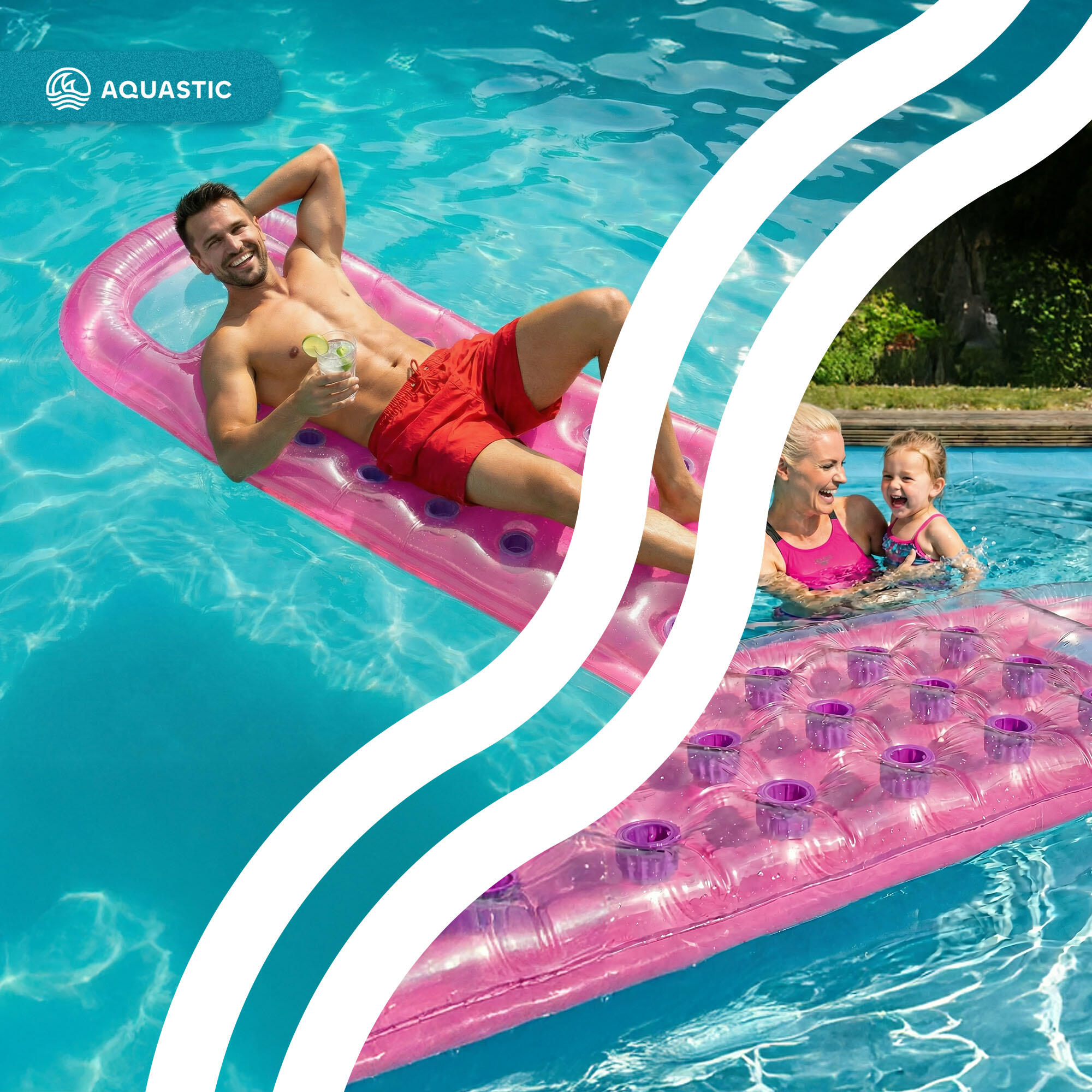 Colchão de natação AQUASTIC 7/7