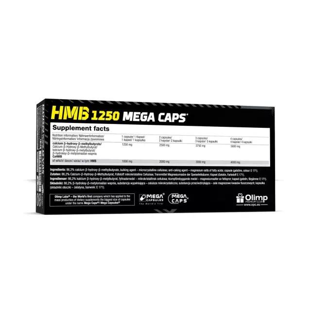 Olimp HMB Mega Caps (120 Caps) - Neutral 3/6