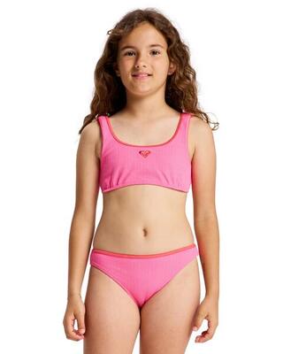 Zweiteiliges bralette-bikini-set aruba set rosa meisjes 6-16