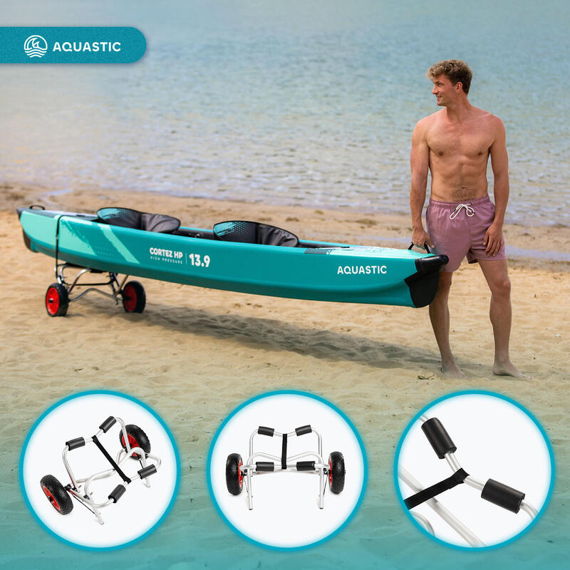 AQUASTIC caiac/cărucior SUP