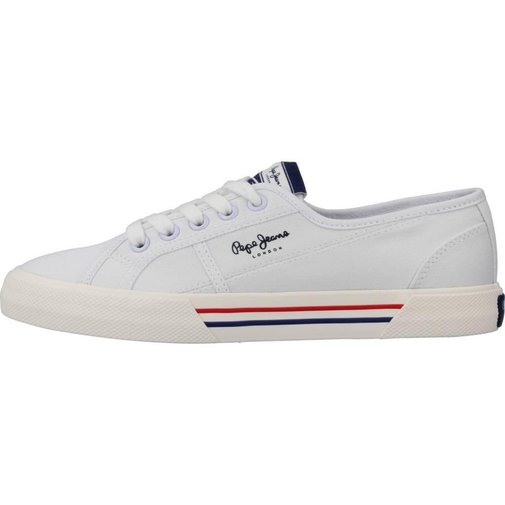 Scarpe Da Ginnastica Pepe Jeans Modello Brady Basic W Colore Bianco 2/5