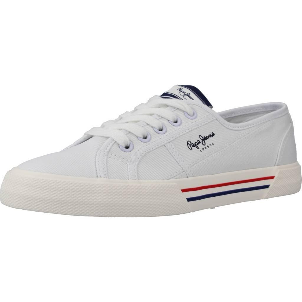 Scarpe Da Ginnastica Pepe Jeans Modello Brady Basic W Colore Bianco 1/5