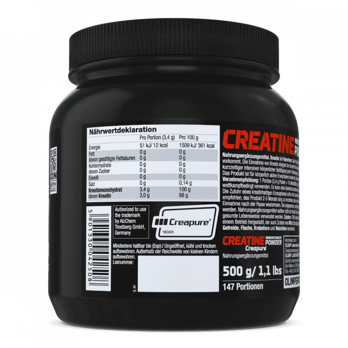 Creapure® - Creatine Powder Creapure® - Gusto neutro 500g | Decathlon