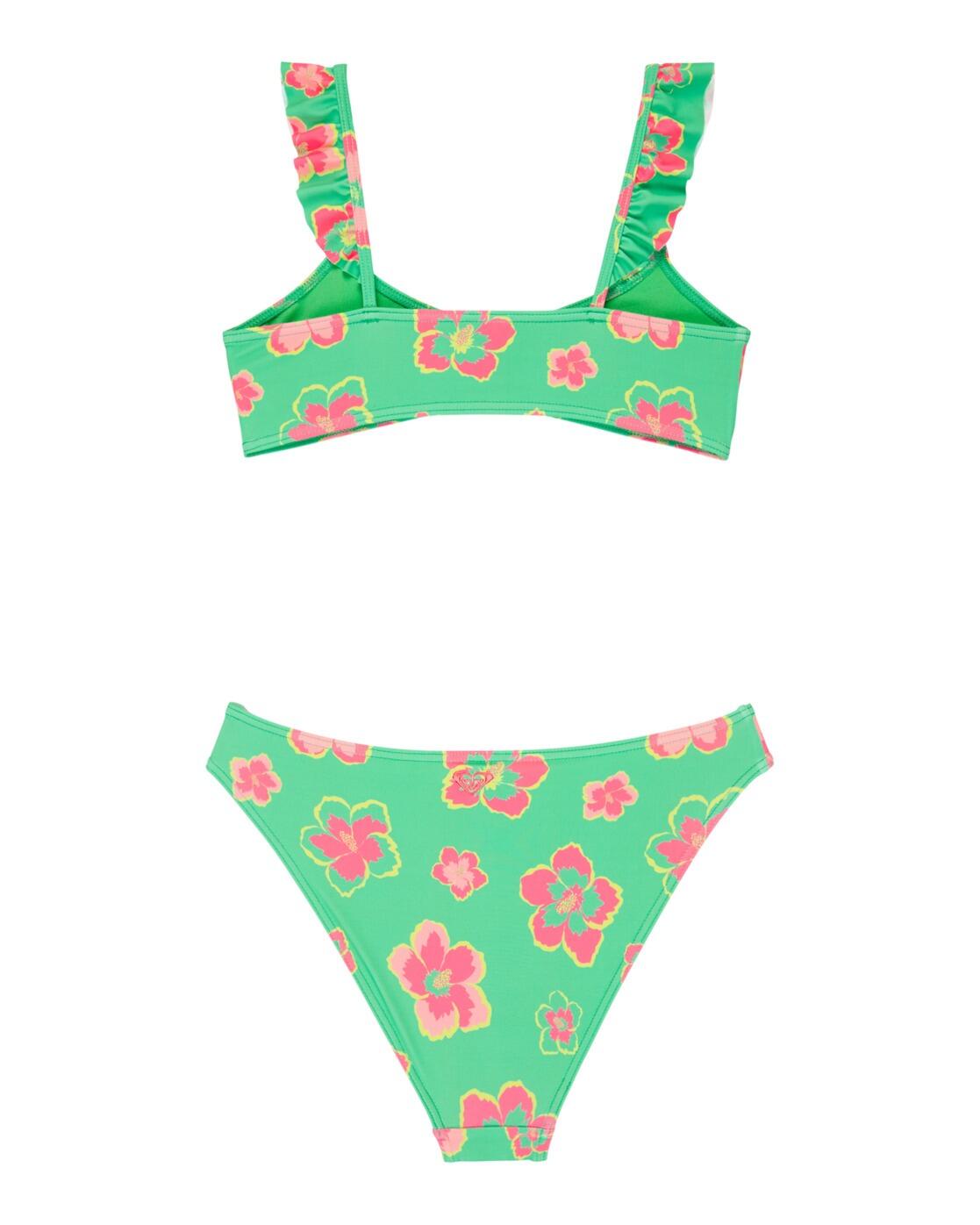 Ensemble bikini bralette deux pièces TROPICOOL SET Vert Fille 2/3