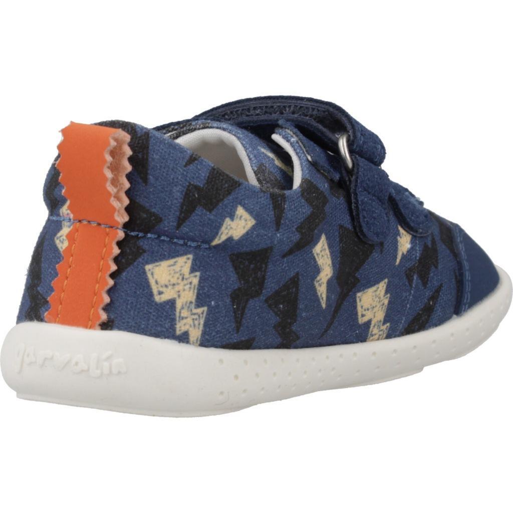 Zapatillas Deportivas Caminar Niños Garvalin 242350A Azules Cierre Adherente 3/7