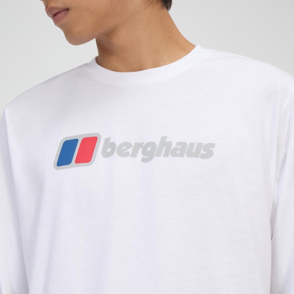 T-shirt de manga longa com grande logotipo Berghaus 5/7
