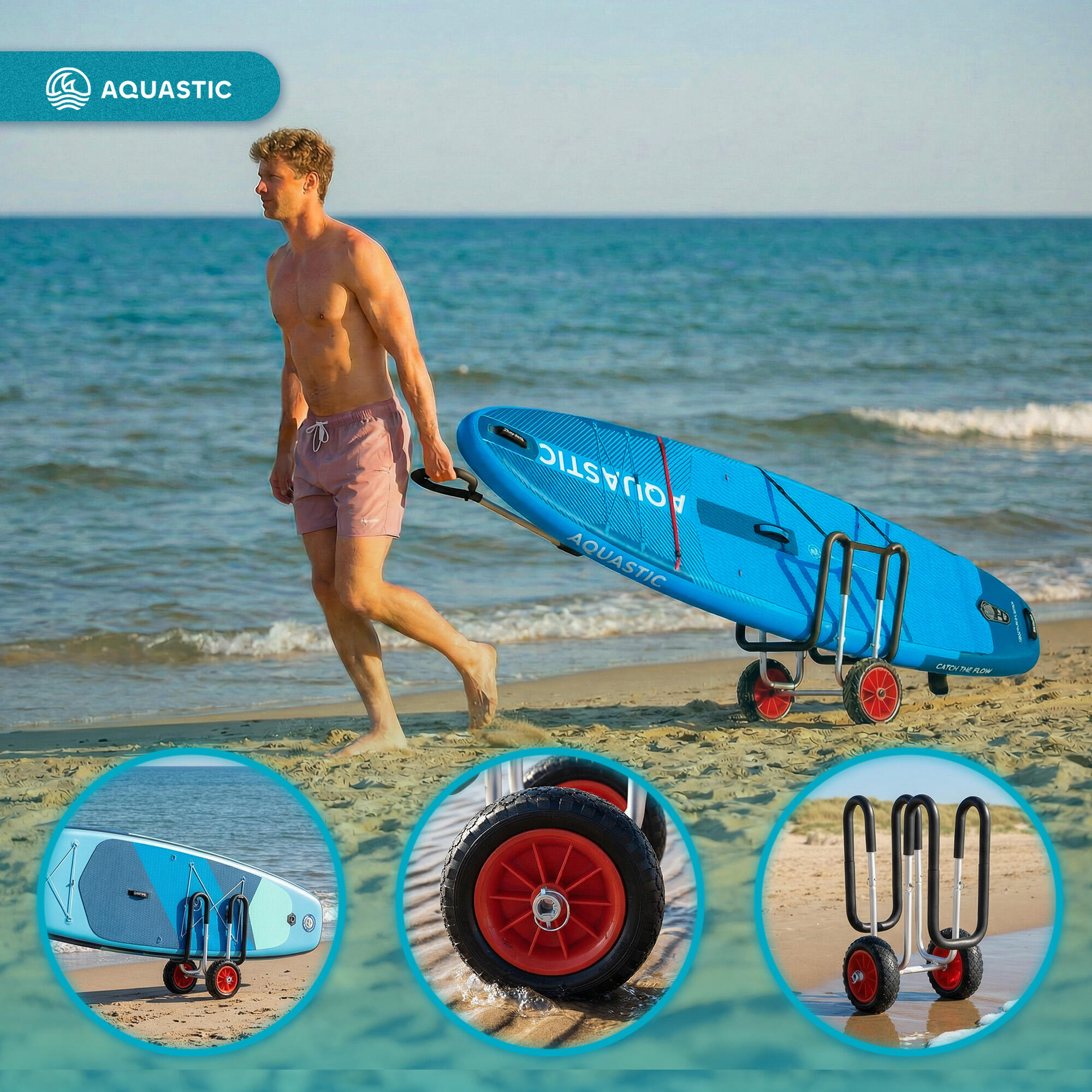 Chariot à planches AQUASTIC SUP 4/7